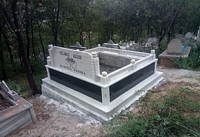 Çift Kişilik Aile Mermer Mezar Modellerimiz
