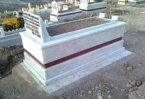 Doğal Taş Mermer Blok Mezar İmalatı
