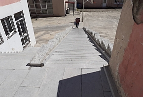 Andezit Basamak Merdiven ve Döşeme Çalışmaları