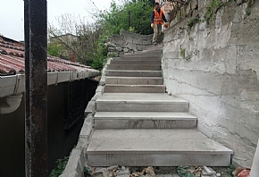 Dış Mekan Merdivenleri İçin Andezit Taş